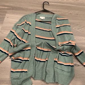 So size M cardigan
